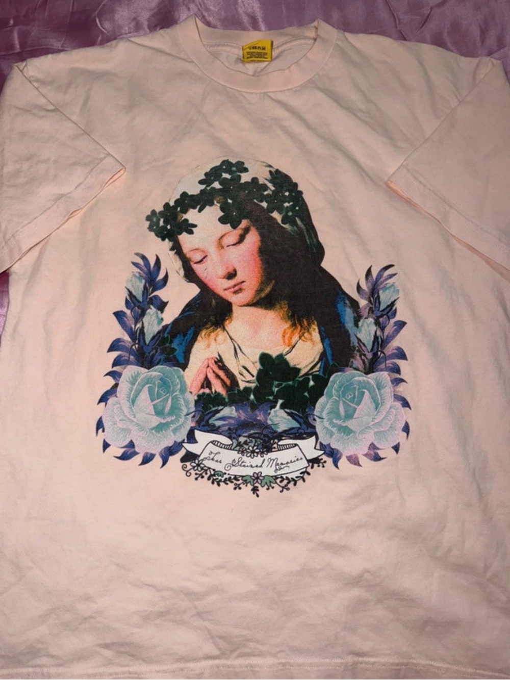 GOLF WANG Blessed Mary Graphic T-Shirt — Size M — Pink
